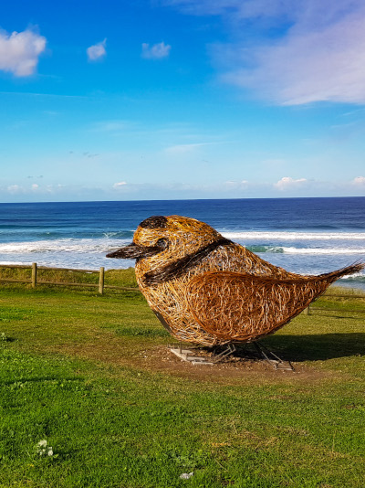 Escultura de Yo quiero Razo-Baldaio 2019