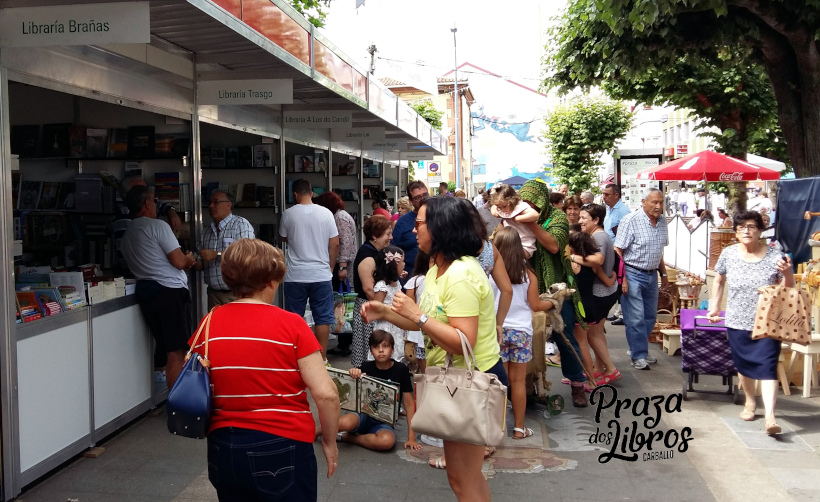 O Xardín Municipal durante a celebración da Praza dos Libros O Xardín Municipal durante a celebración da Praza dos Libros