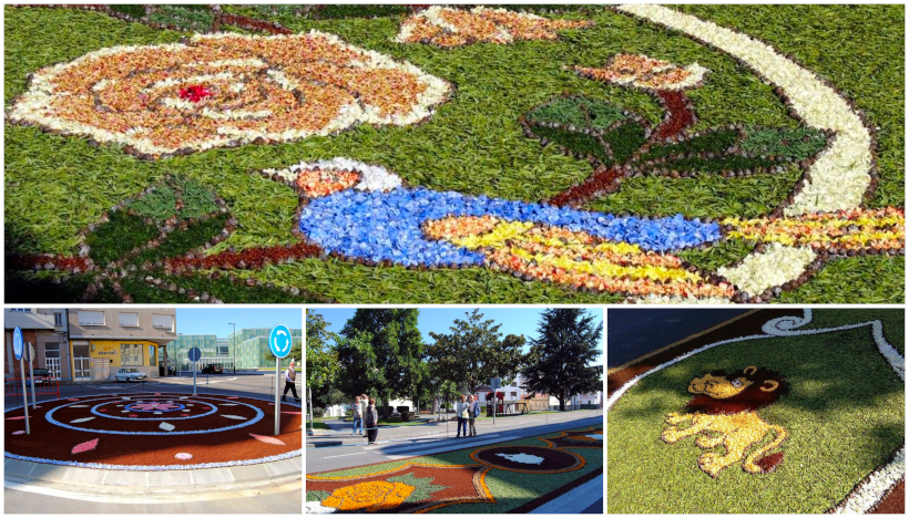 Unha escolma de alfombras realizadas en anos anteriores Unha escolma de alfombras realizadas en anos anteriores