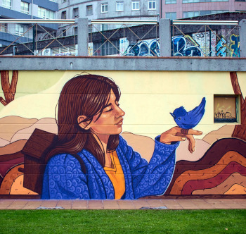 Mural de Lidia Cao Mural de Lidia Cao
