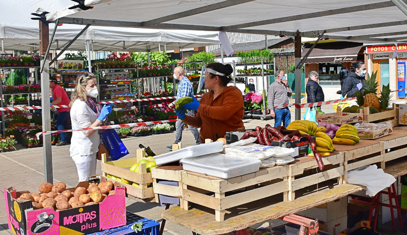 A feira ecolóxica ofrece os mellores produtos de horta A feira ecolóxica ofrece os mellores produtos de horta