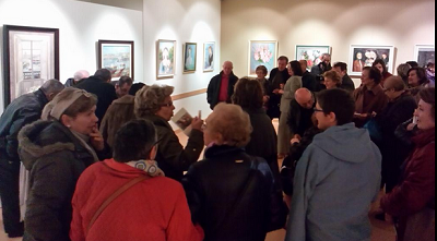Inauguración da mostra de Antonia Villaverde Inauguración da mostra de Antonia Villaverde