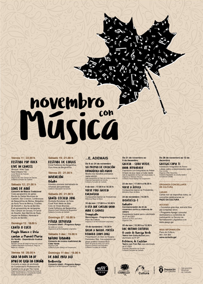 Novembro con música Novembro con música