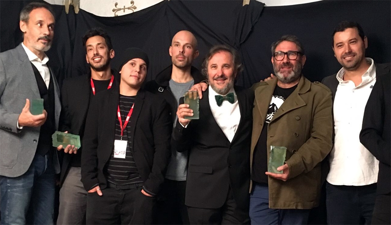 O director Ignacio Vilar recolleu o premio en nome de Marta Lado O director Ignacio Vilar recolleu o premio en nome de Marta Lado